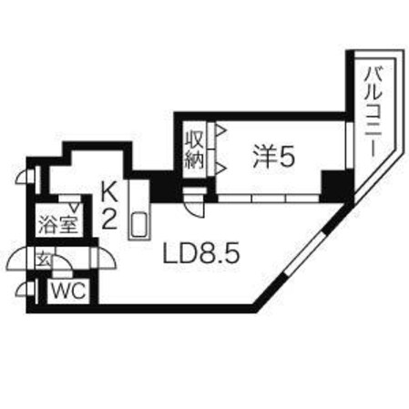 パークヒルズ円山の物件間取画像